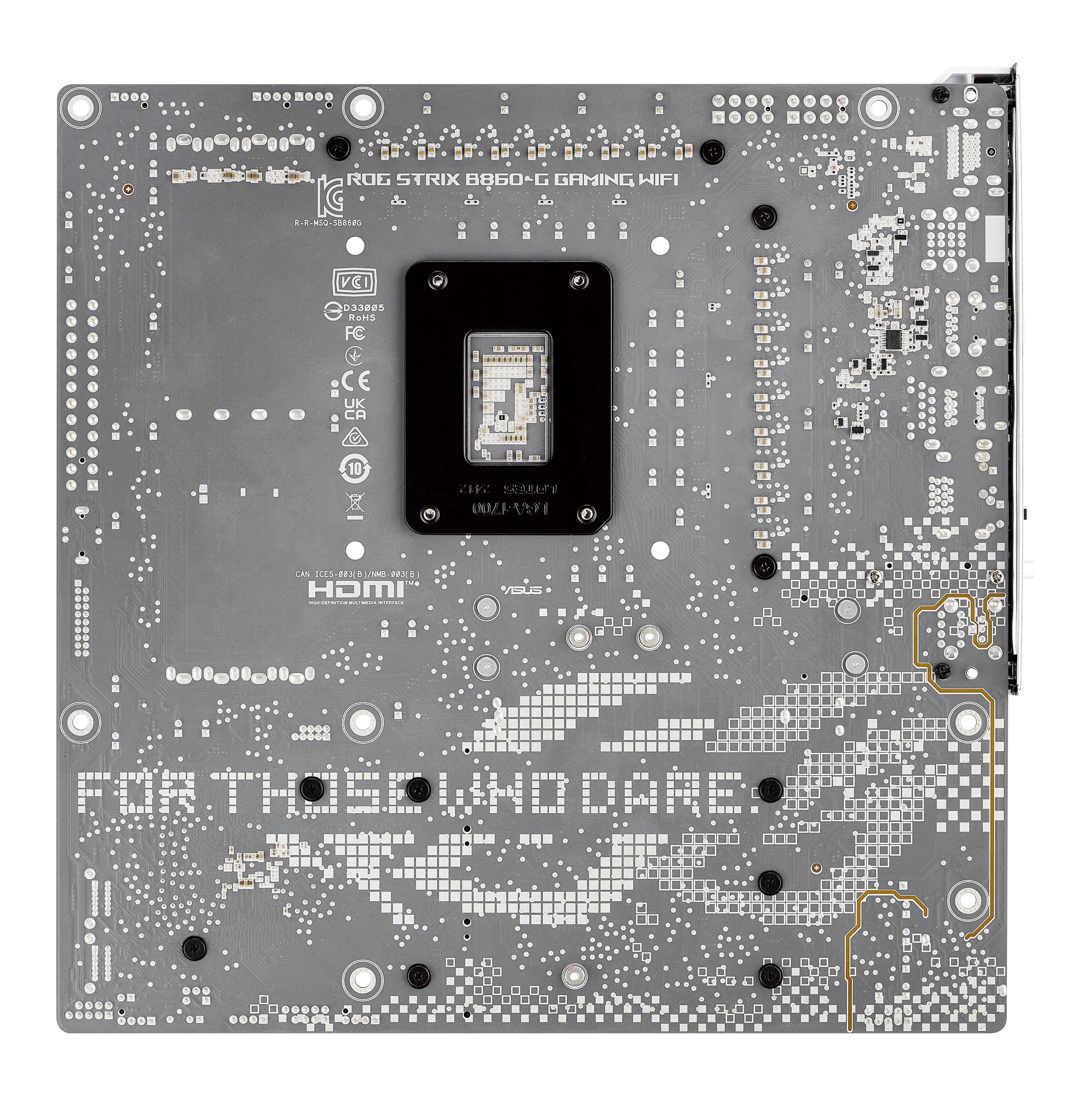 Motherboard ASUS ROG STRIX B860-G GAMING WIFI (LGA 1851 (Socket V1) - Intel Core Ultra - micro-ATX - Branco), miniatura 10
