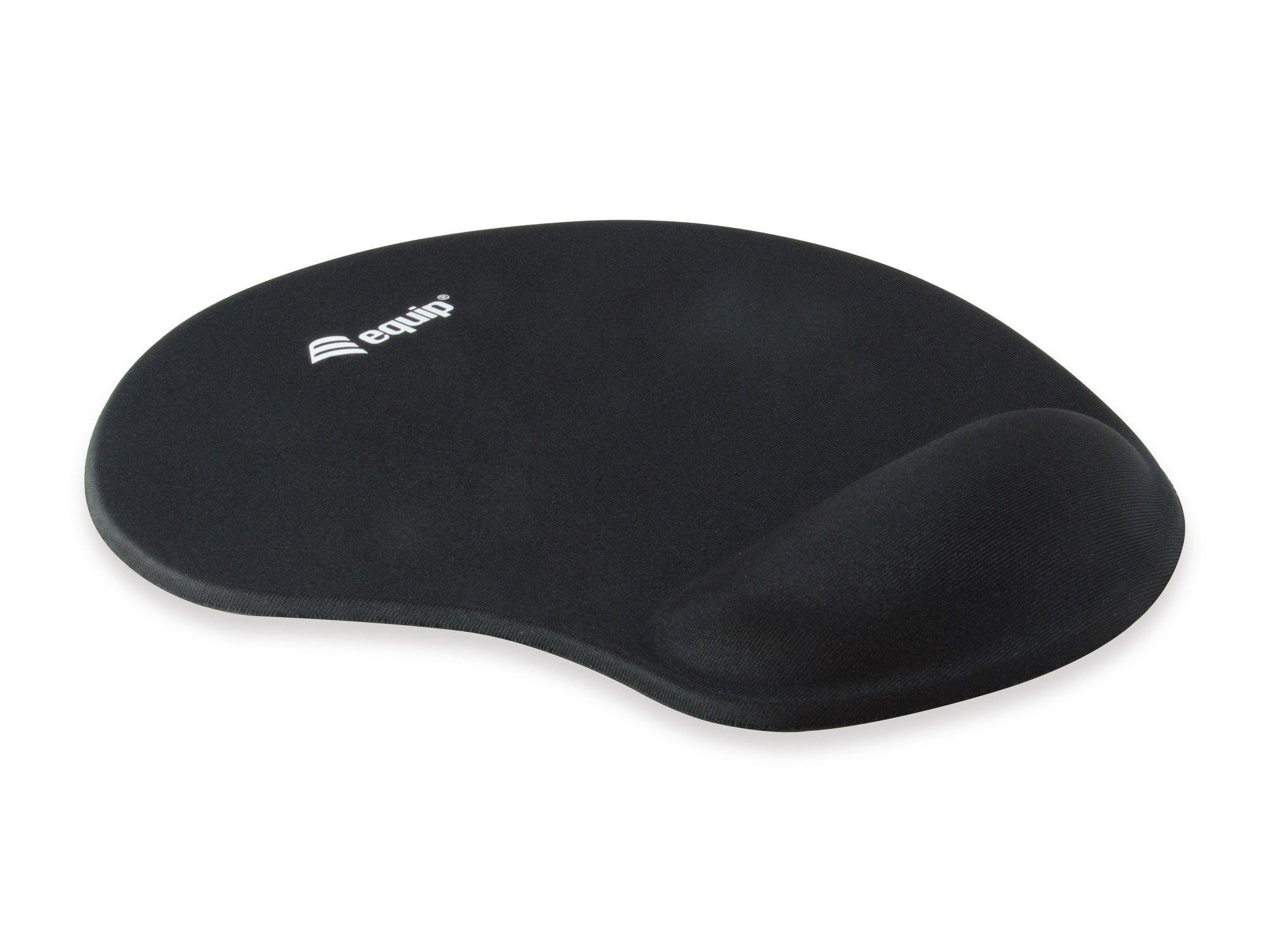 Tapete de Rato EQUIP LIFE 245014 (Tecido, Gel, Poliuretano - 2 cm - Preto)