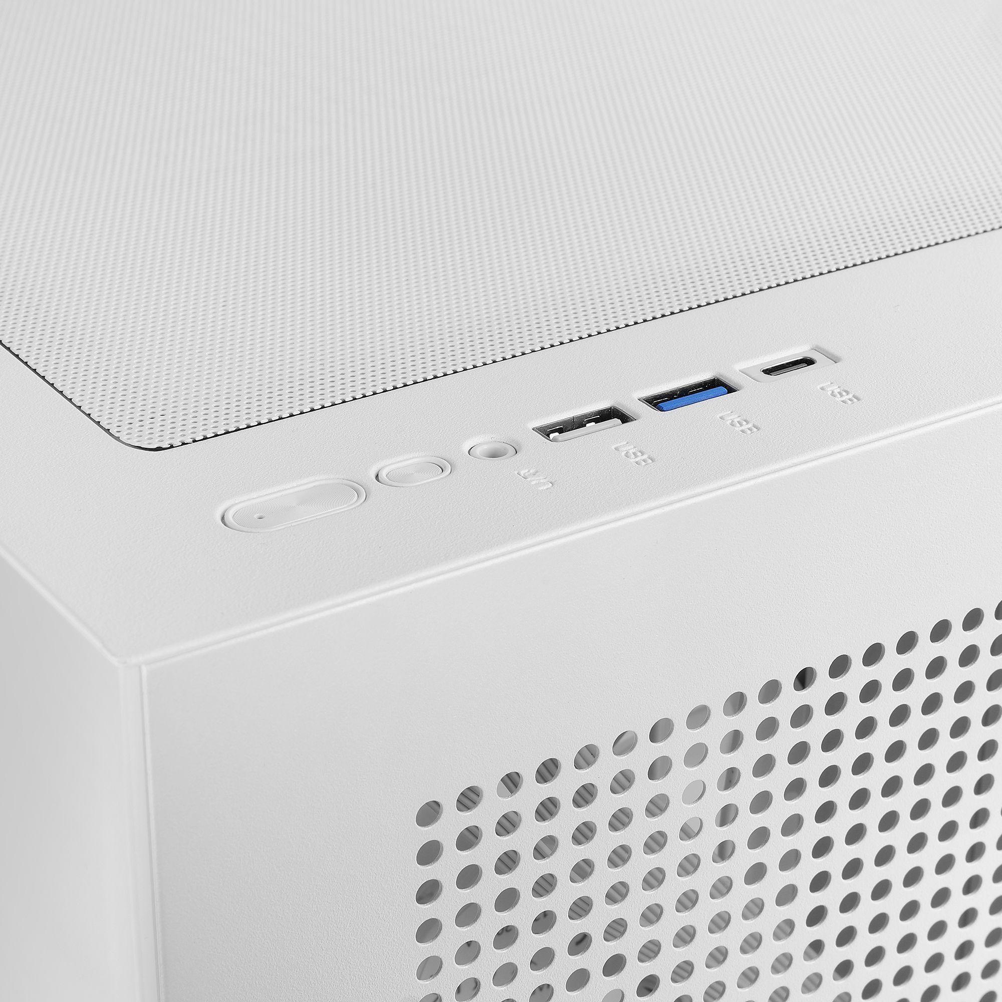 Caixa PC MARS GAMING MCVPROW (ATX, micro ATX, Mini-ITX - Midi Tower - Branco), miniatura 4