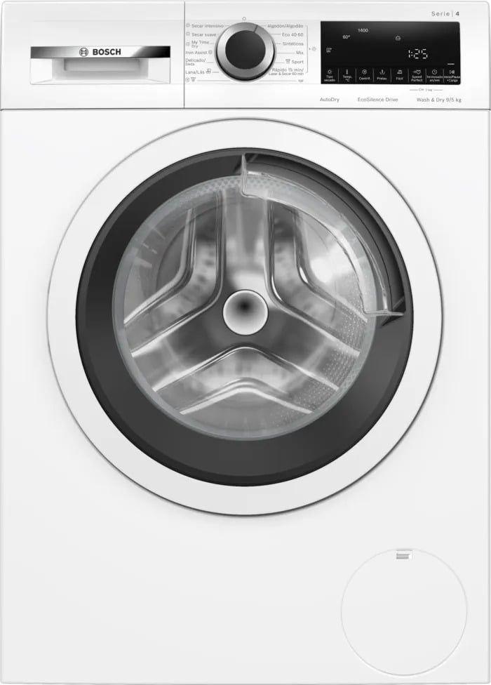 Máquina de Lavar e Secar Roupa Independente BOSCH WNA13401ES (B - 9 kg - 5 kg - Branco)