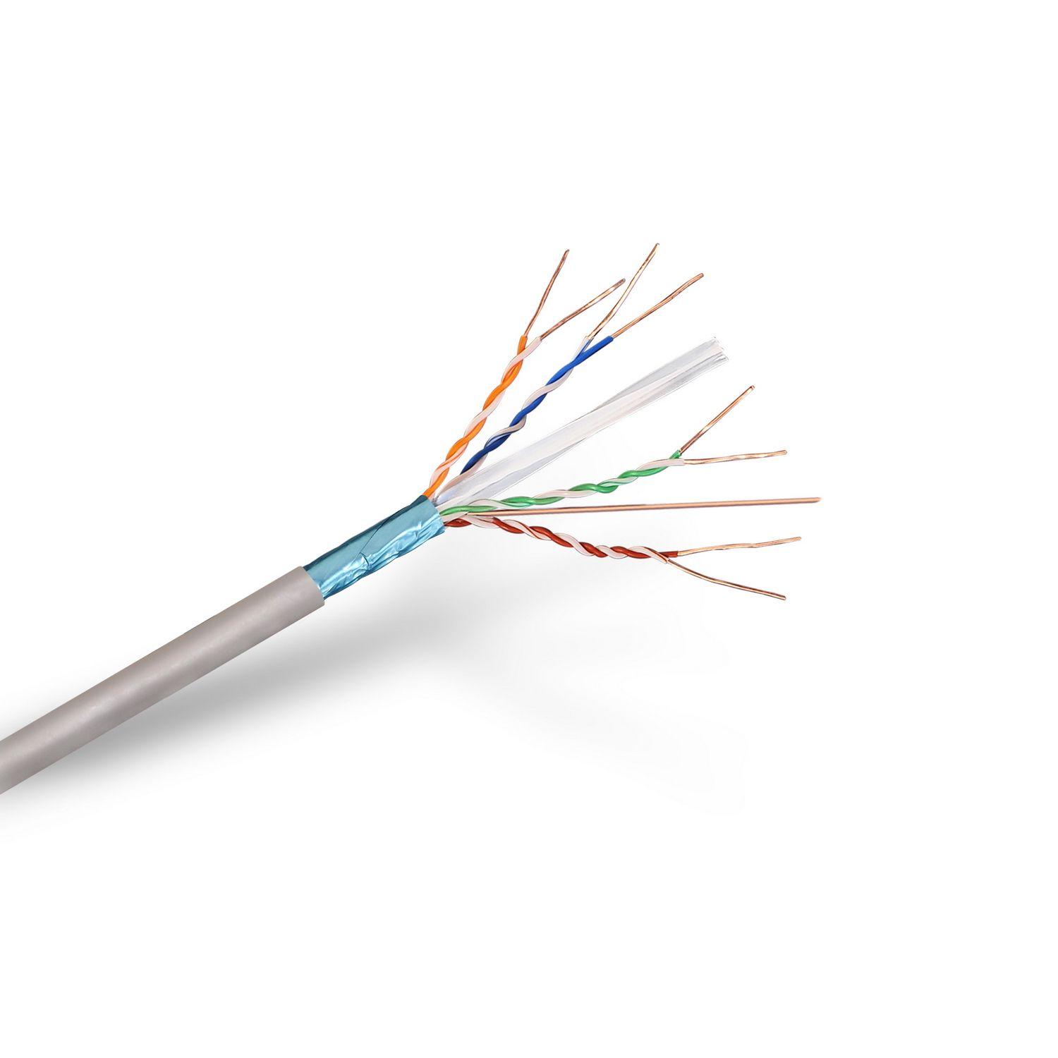 Bobina de Cabo de Rede AISENS A136-0282 (305 m - Cat6 - Sem conetor - Cinzento)