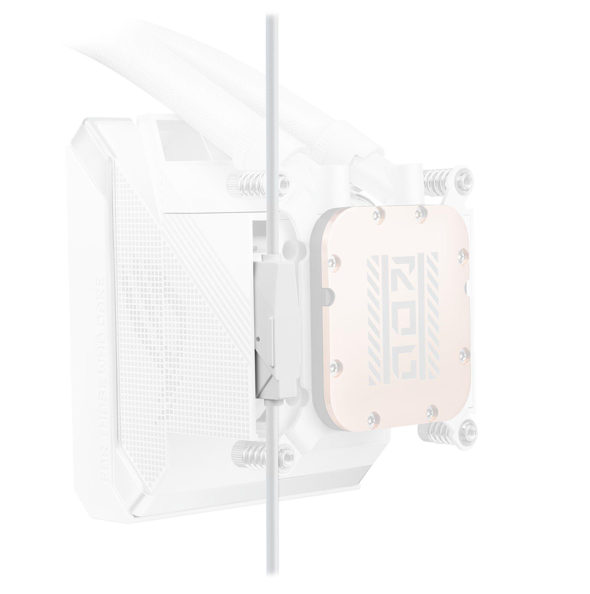Sistema de Refrigeração Líquida para CPU ASUS ROG STRIX SLC IV 360 ARGB LCD (AM4, AM5, LGA 1700, LGA 1851 - 120 mm - 2500 RPM - Branco) — miniatura 9