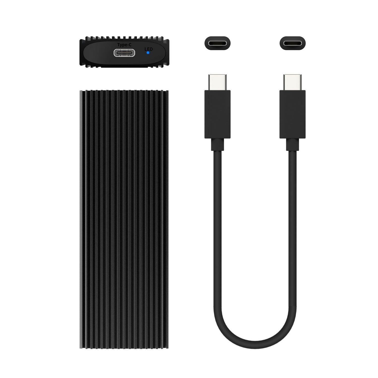 Caixa Externa para SSD M.2 AISENS ASM2-022B (2 TB - M.2 - Preto) — miniatura 4