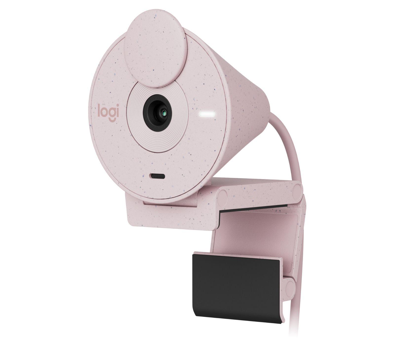 Webcam LOGITECH Brio 300 (USB Type-C - Windows, macOS, ChromeOS - Rosa) — miniatura 2