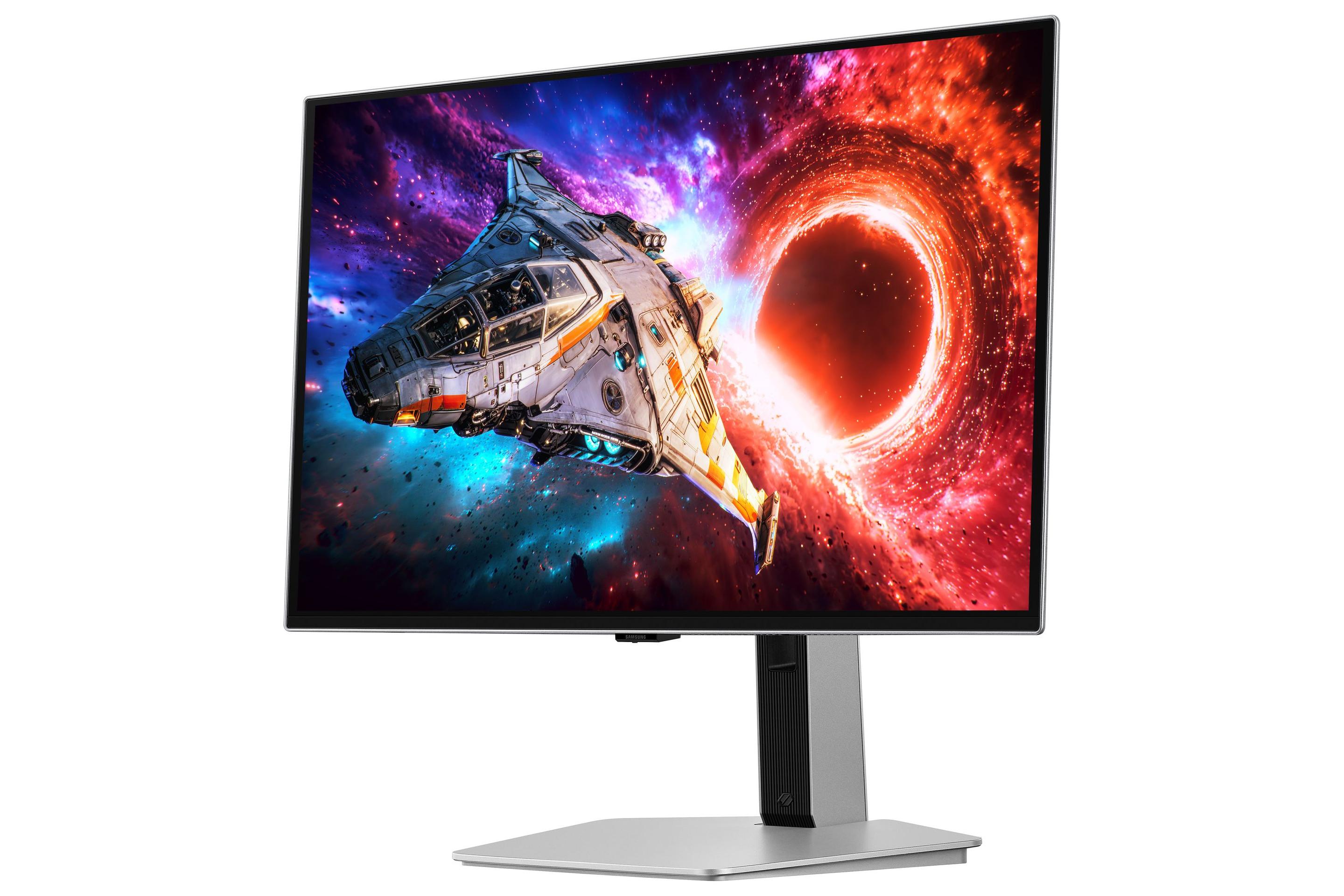 Monitor SAMSUNG Odyssey G80SH (27" - OLED - 240 Hz - Prateado) — miniatura 3
