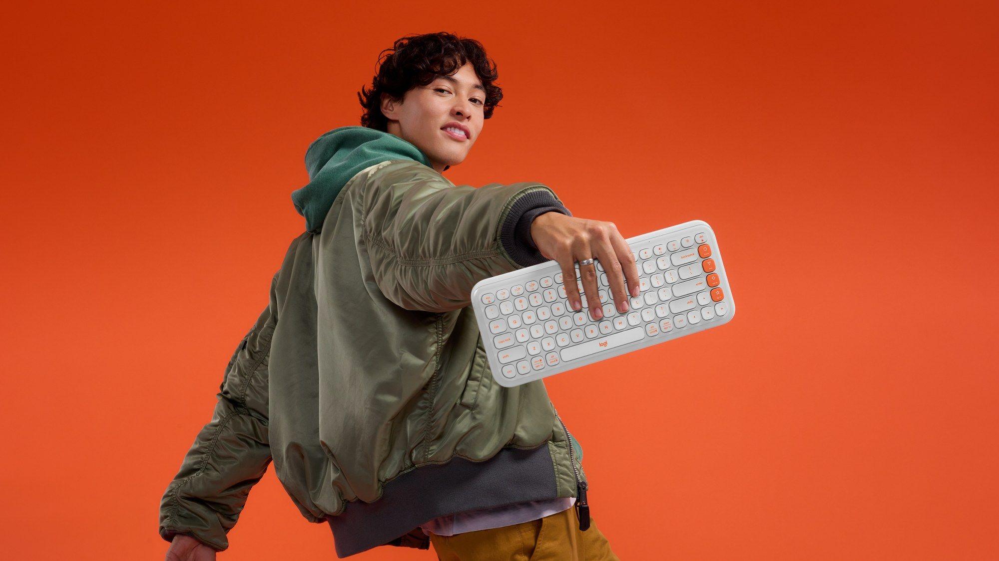 Teclado LOGITECH POP Icon Keys (Espanhol - Teclas tesoura - Mini - Branco) — miniatura 10