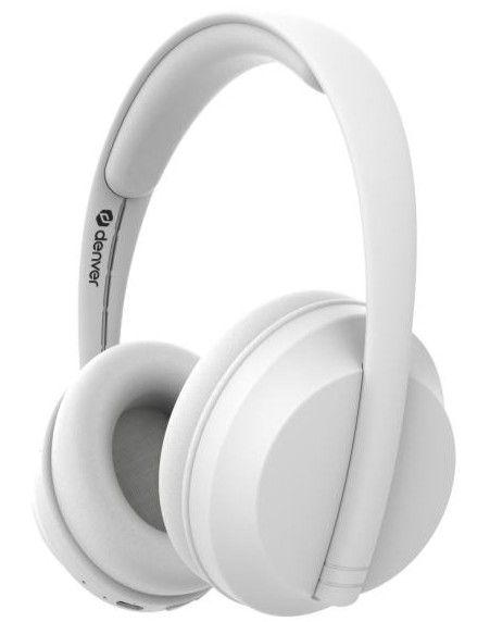 Auscultadores DENVER BTH-235W (Binaural - Supra-aural - Sem fios - Branco)