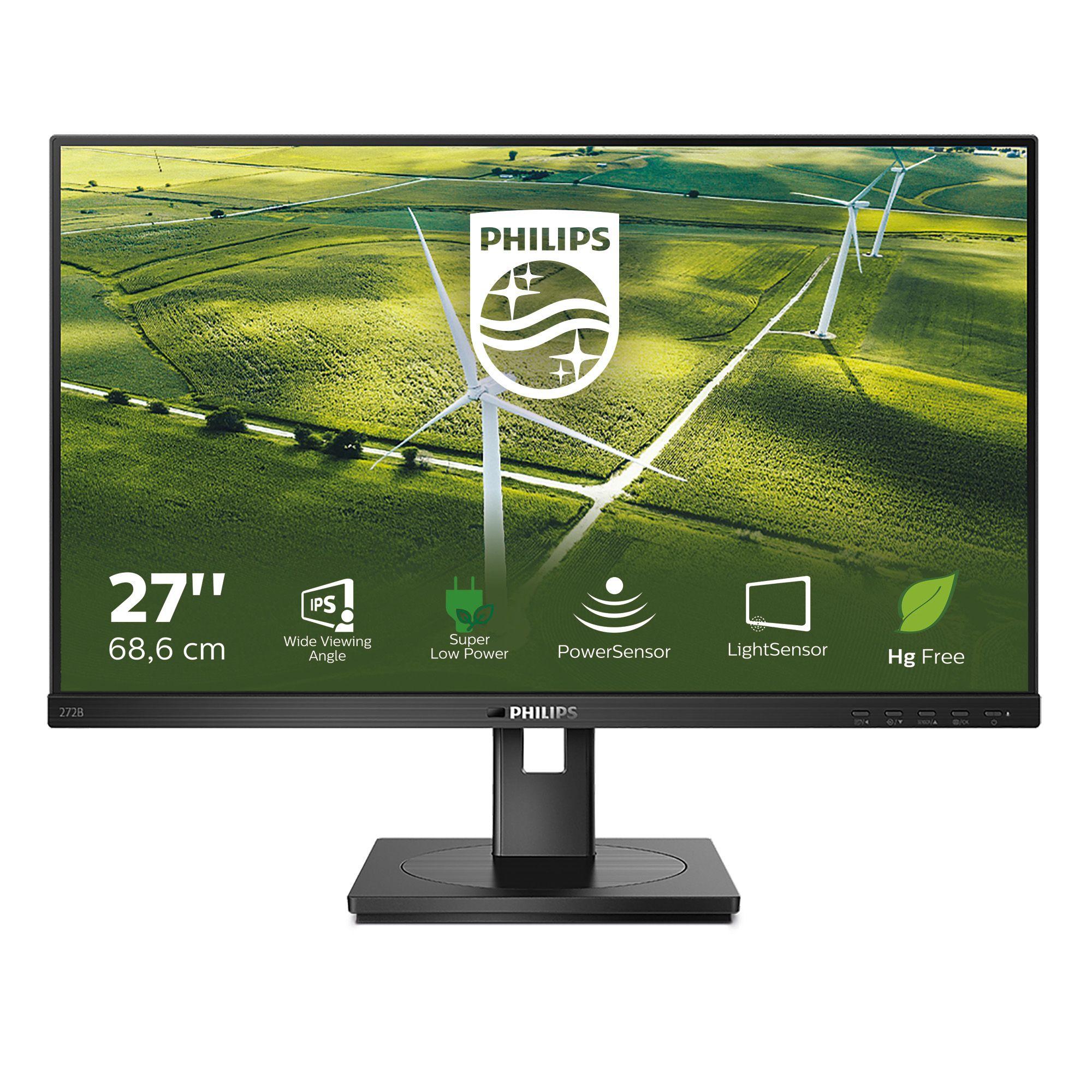 Monitor PHILIPS 272B1G/00 (27" - IPS - 75 Hz - Preto)