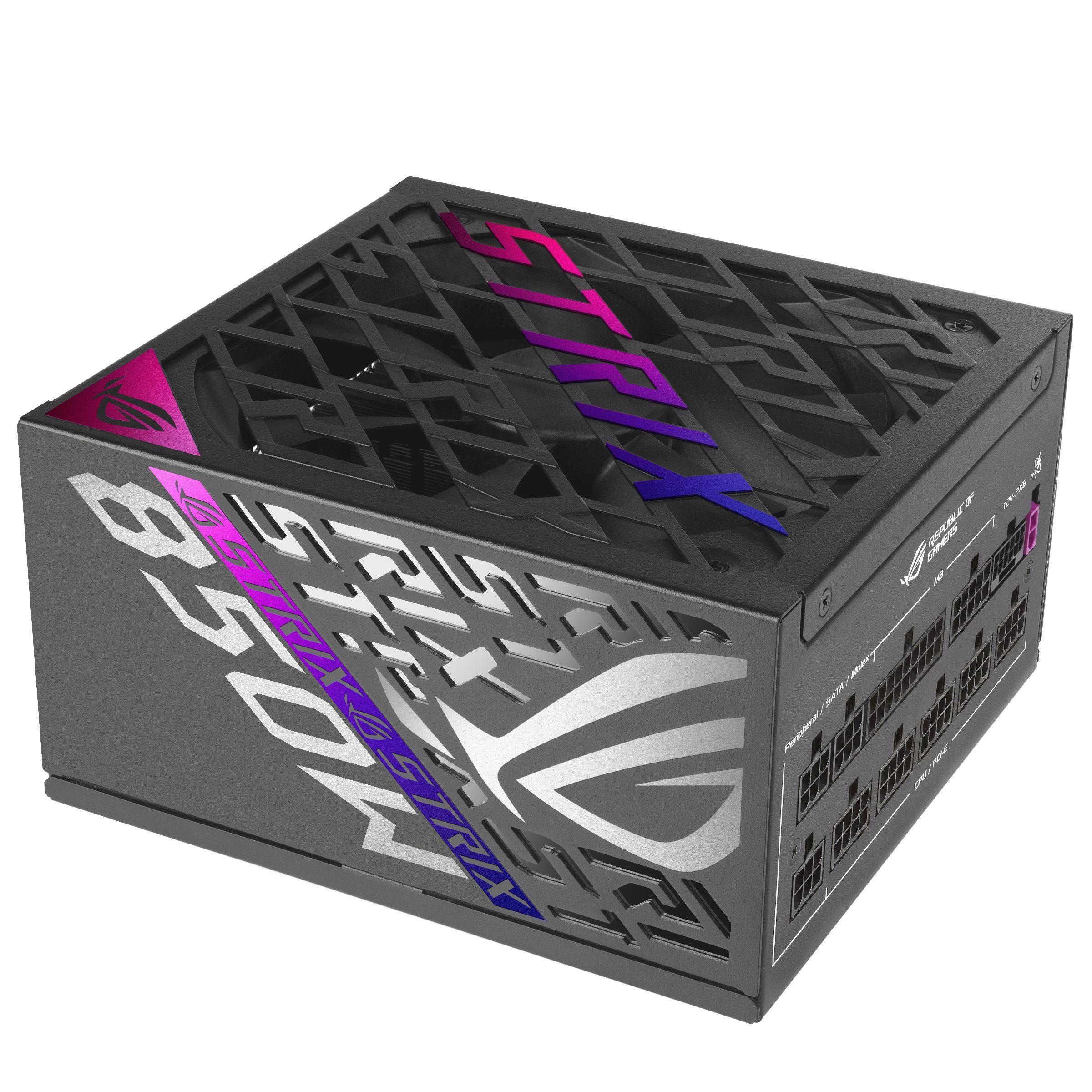 Fonte de Alimentação ASUS ROG-STRIX-850P-GAMING (ATX - 850 W - 80 Plus Platinum - Preto)
