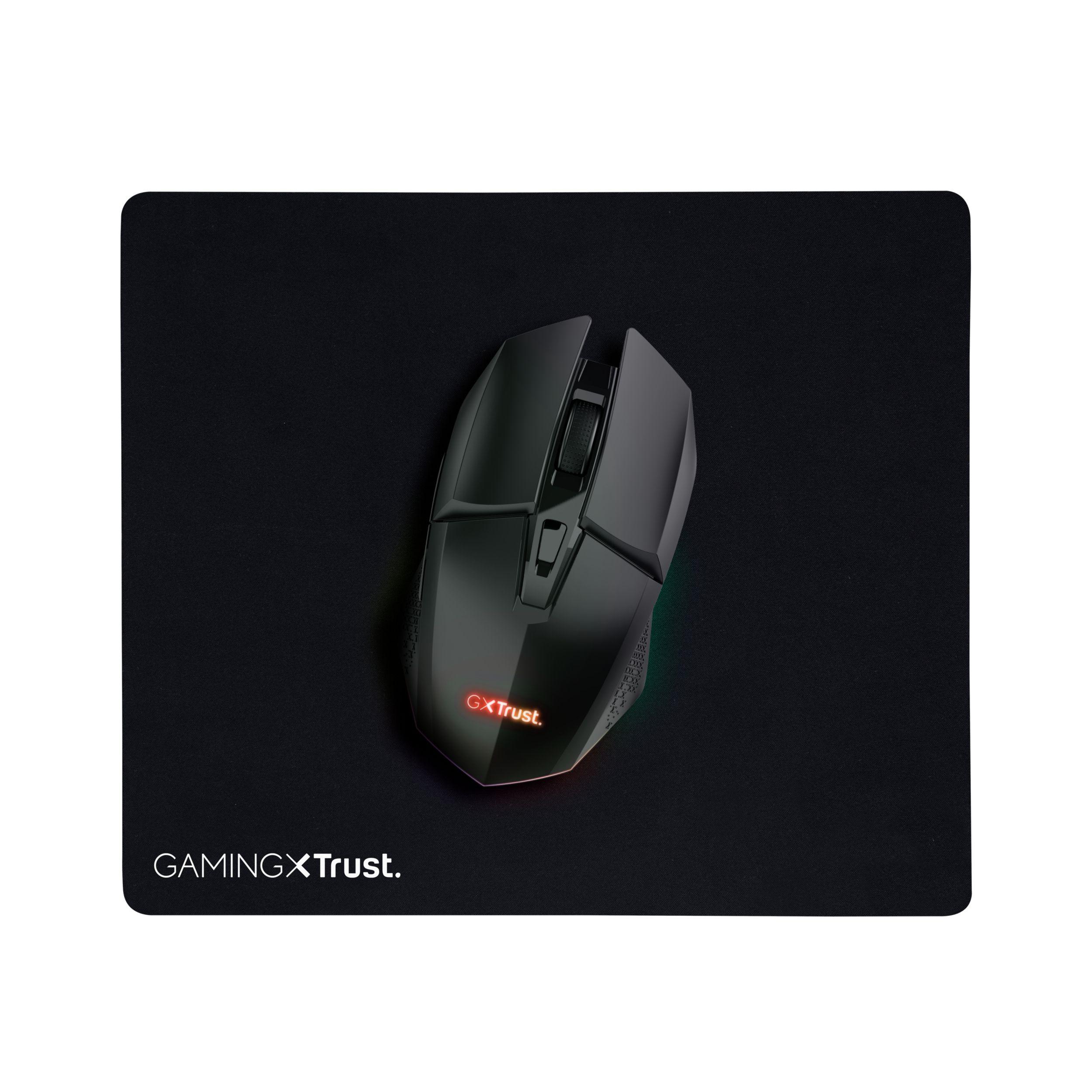 Rato TRUST GXT 112 FELOX (Mão direita - 4800 DPI - RF Wireless - Preto)