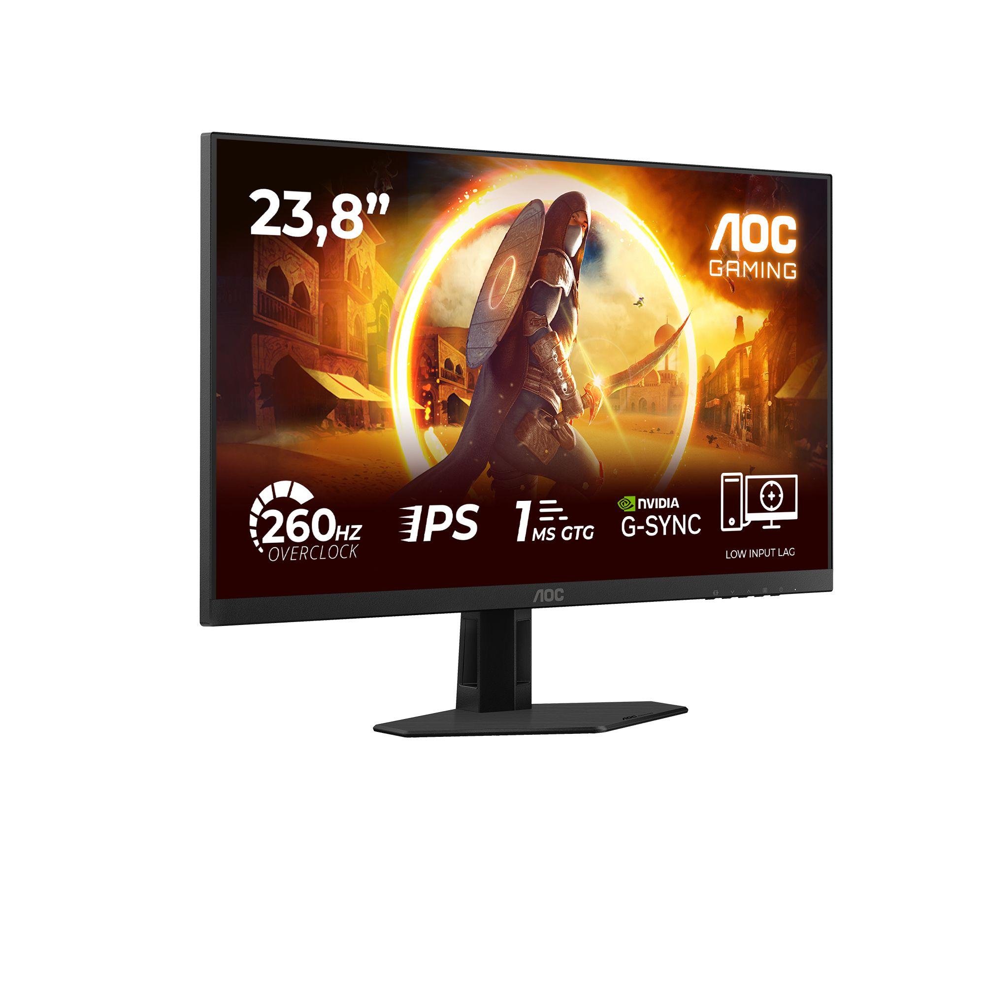 Monitor AOC 24G4ZRE (23,8" - Fast IPS - 260 Hz - Preto e Vermelho) — miniatura 2