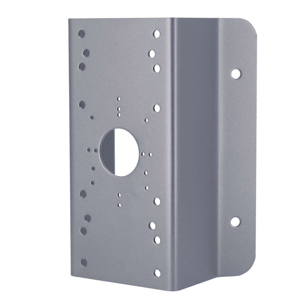 Suporte de Canto para Câmara HIKVISION DS-1276ZJ-P-Y (Aço Inoxidável - Branco)