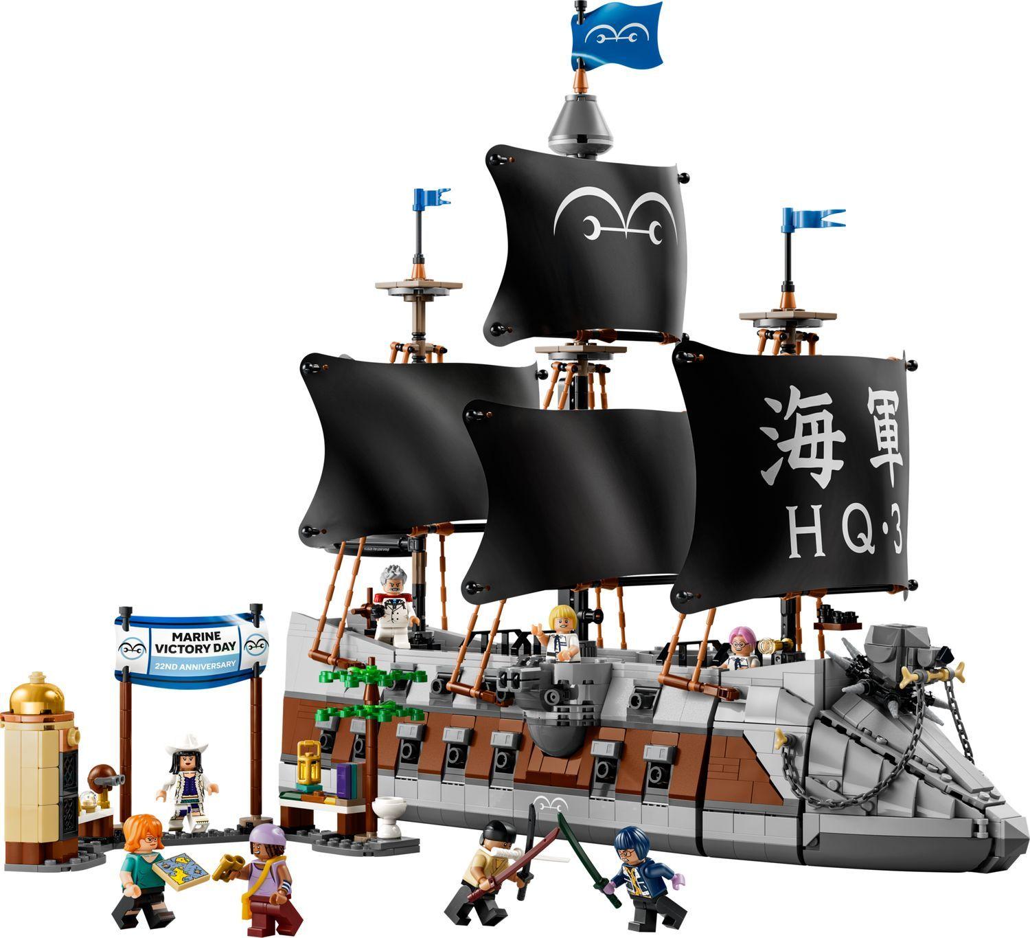 LEGO 75646 One Piece Navio de Guerra da Marinha do Garp (9+ anos - 1705 peças)