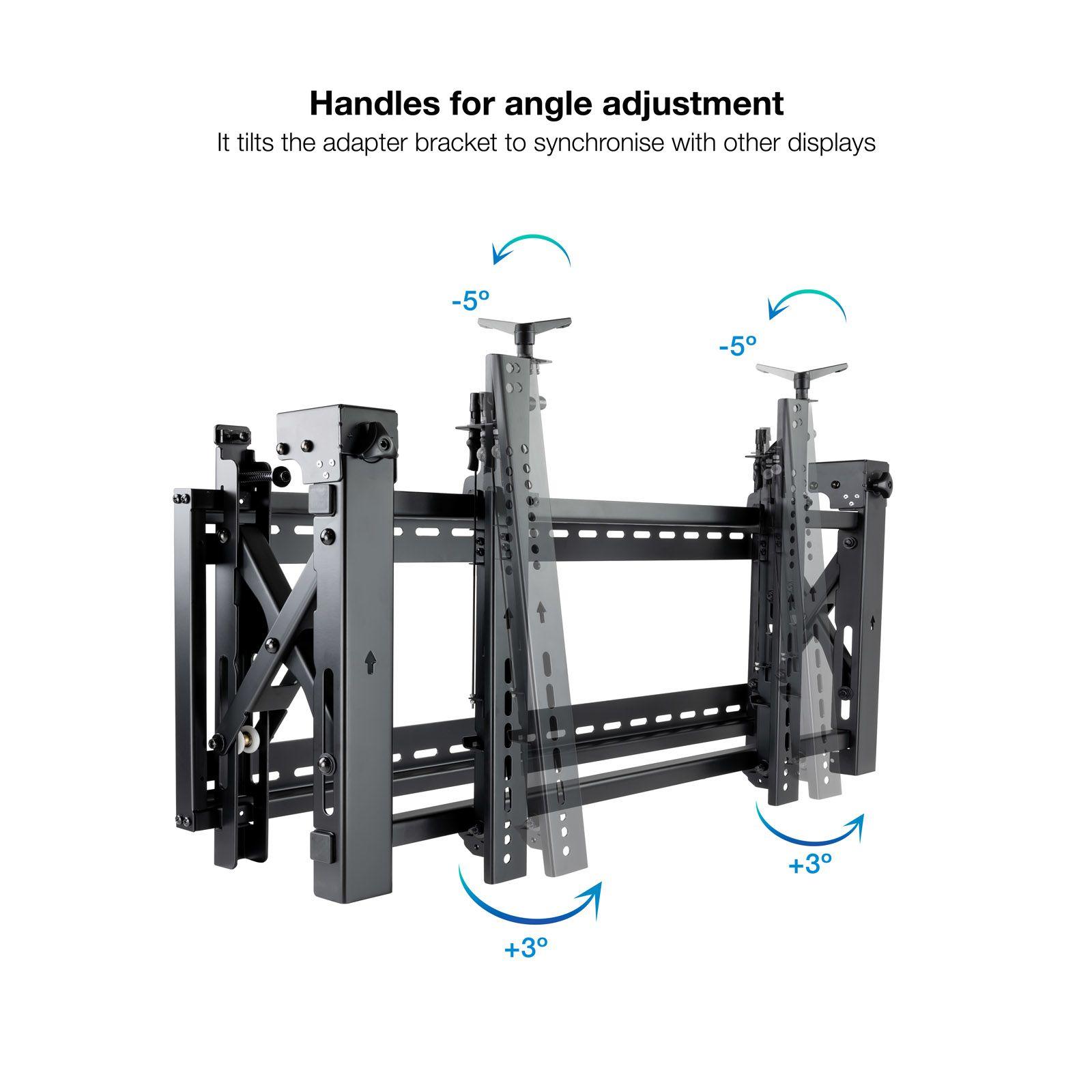 Suporte de Parede para VideoWall TOOQ TQVW5470T (54"-70" - 70 kg - Preto), miniatura 6