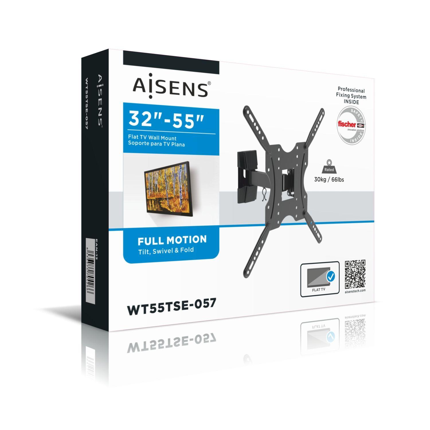 Suporte de Parede para TV AISENS WT55TSE-057 (32-55" - 30 kg - Preto), miniatura 6