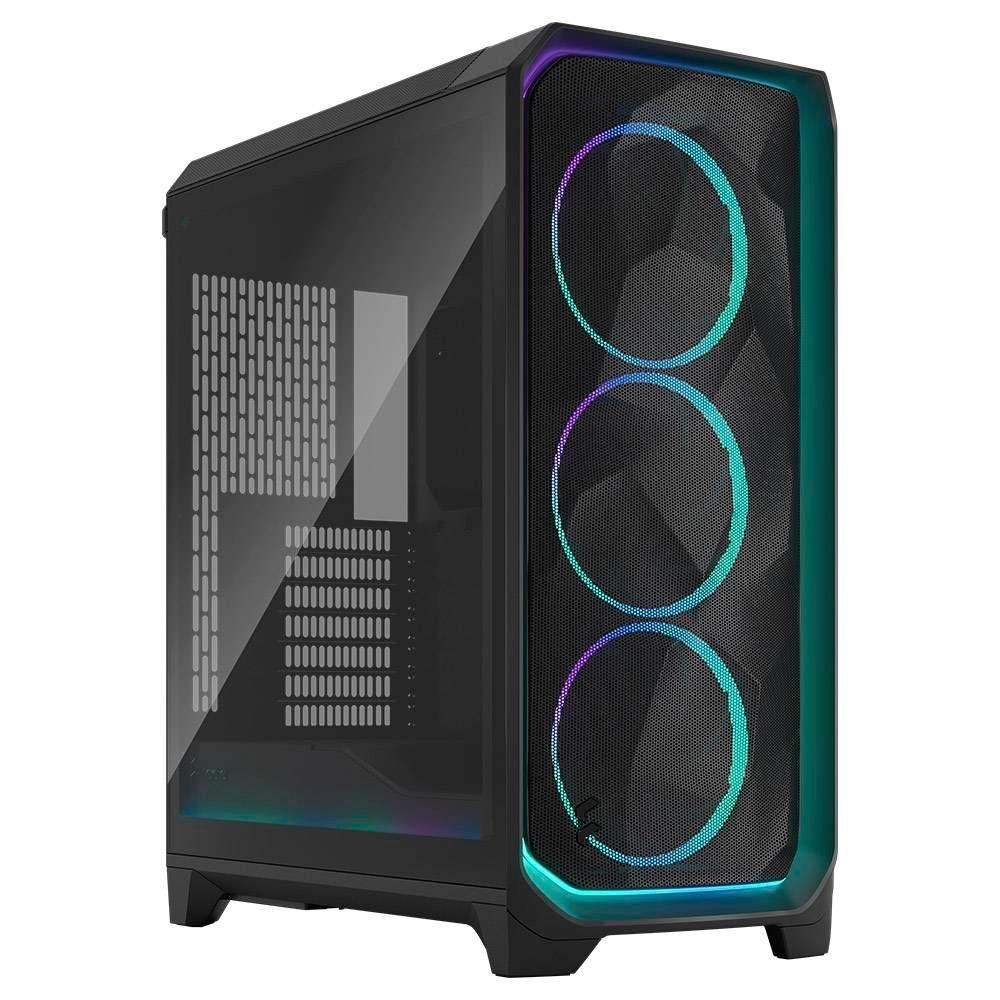 Caixa para PC FRACTAL DESIGN Meshify 3 Ambience Pro RGB (2,5" - Aço e vidro temperado - RGB multicolorida - Preto) — miniatura 2