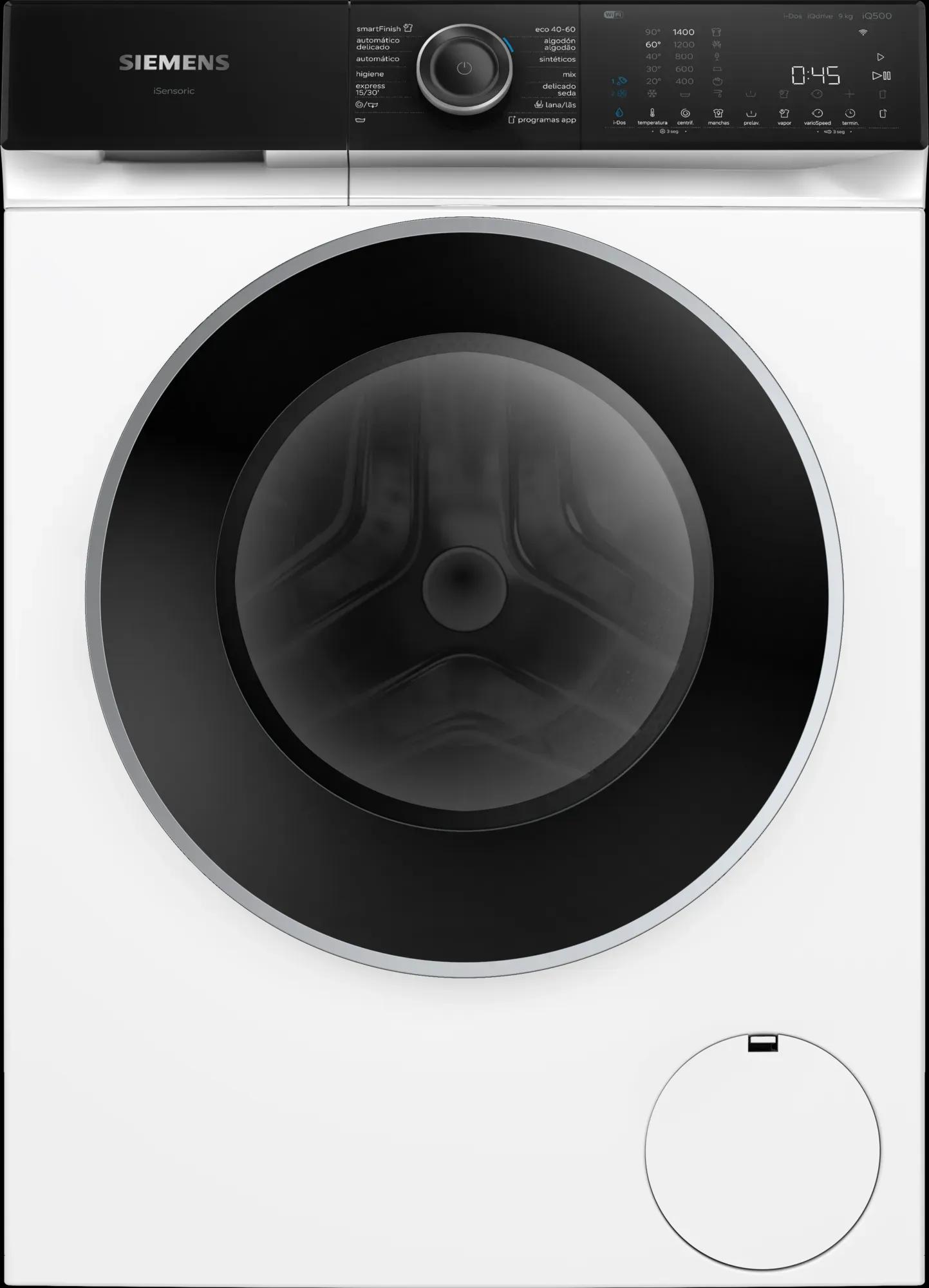 Máquina de Lavar Roupa Independente SIEMENS iQ500 WG44H2A0ES (1400 RPM - B - A - Branco)