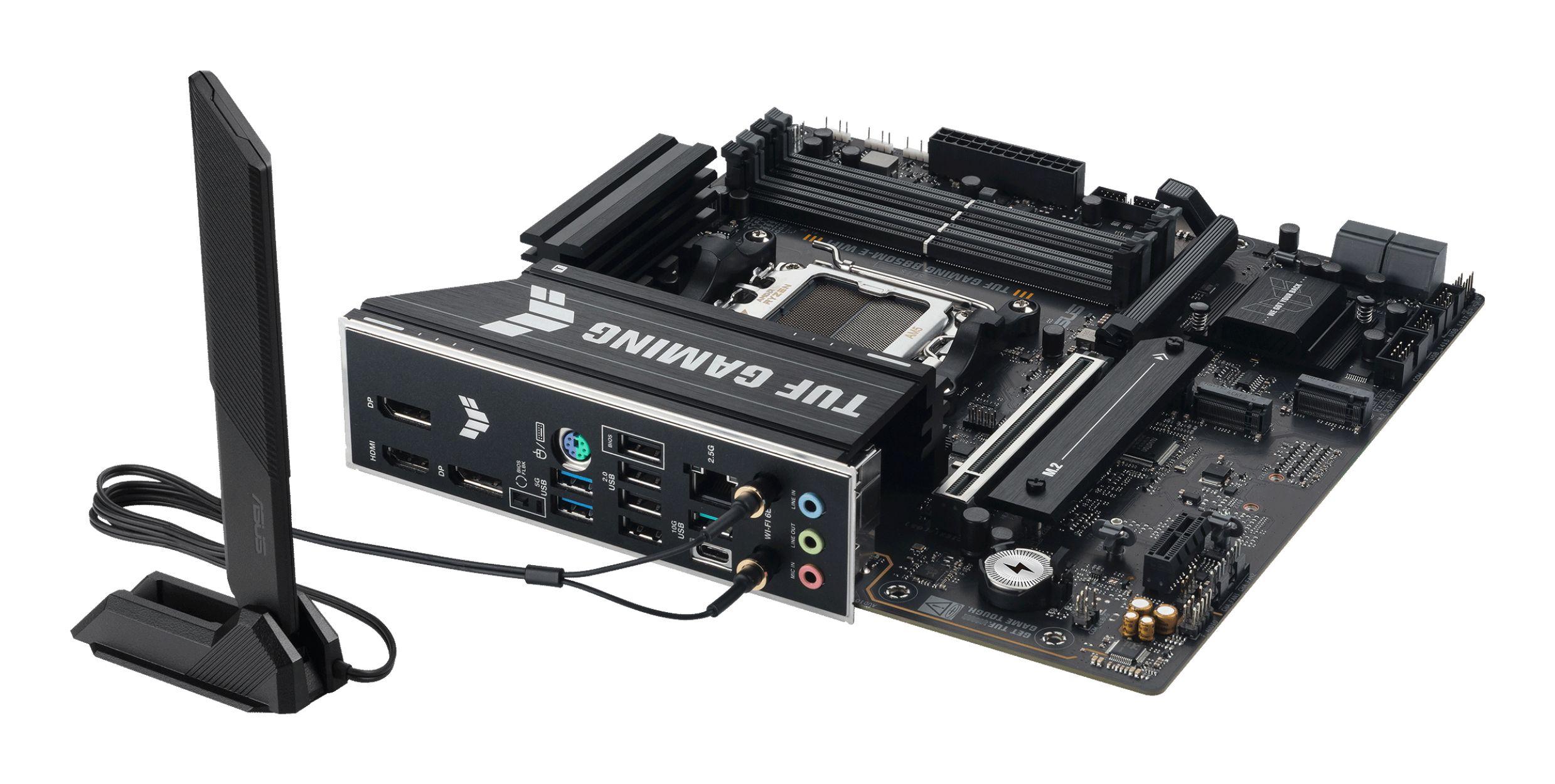 Motherboard ASUS TUF GAMING B850M-E WIFI (AM5 - micro-ATX - Duplo canal - Cinzento), miniatura 8