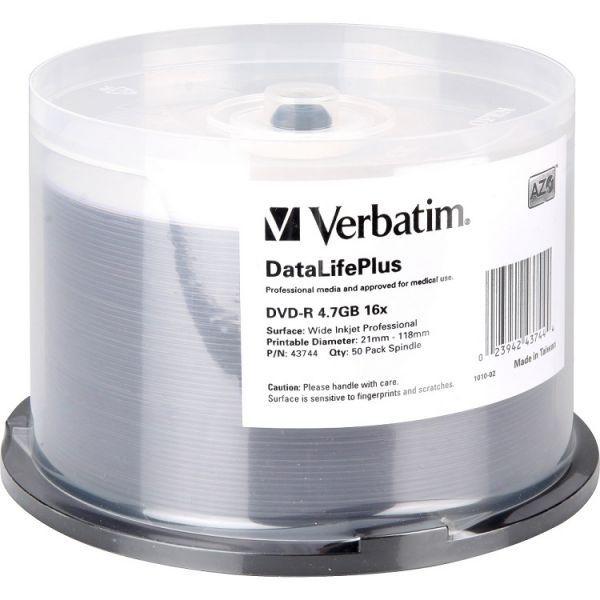 DVD-R VERBATIM DataLifePlus Professional 43744 (Branco) — miniatura 2