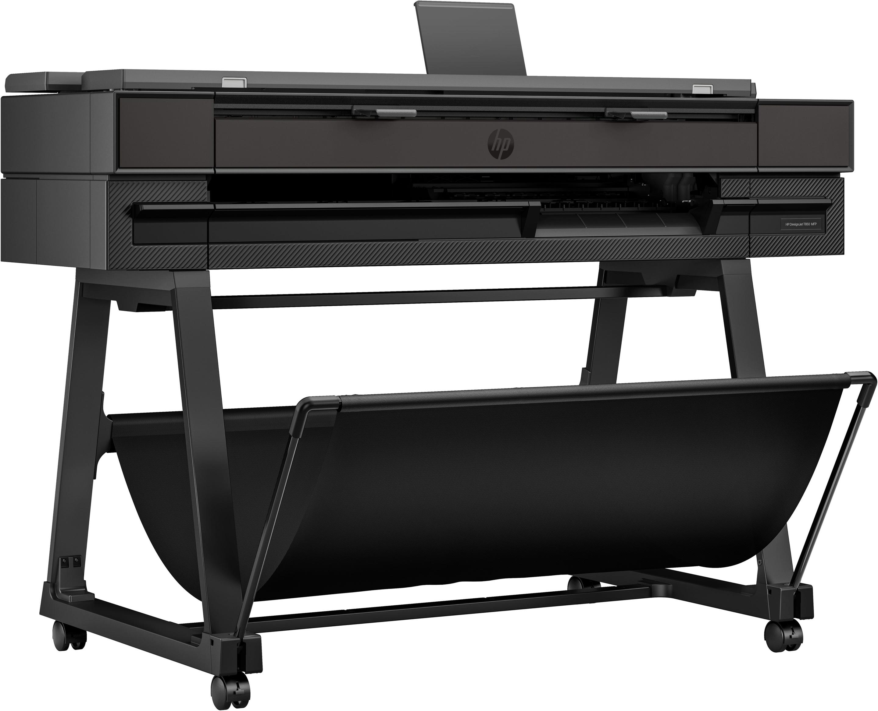 Impressora de Grande Formato Multifunções HP DesignJet T850 (36" - A0 - Preto), miniatura 5