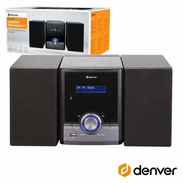 Mini Sistema Hi-Fi DENVER MDA-285 (2 x 50 W - Preto), miniatura 2