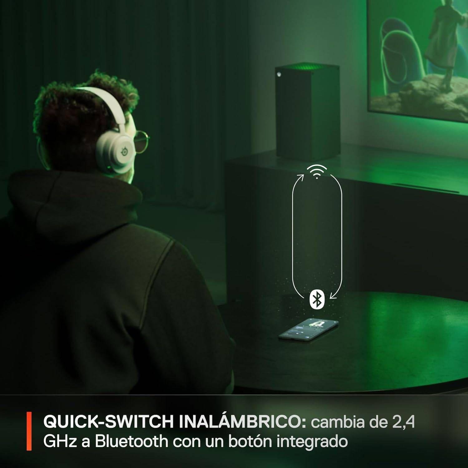 Headset Gaming STEELSERIES Arctis Nova 5X Wireless (Binaural - Sem fios - Supra-aural - Branco) — miniatura 5