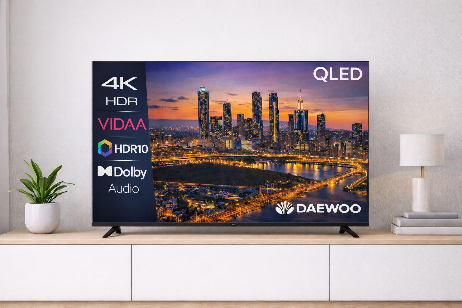 Televisão DAEWOO TV 50VB56QV (QLED - 4K Ultra HD - 3840 x 2160 pixels - Preto) — miniatura 8