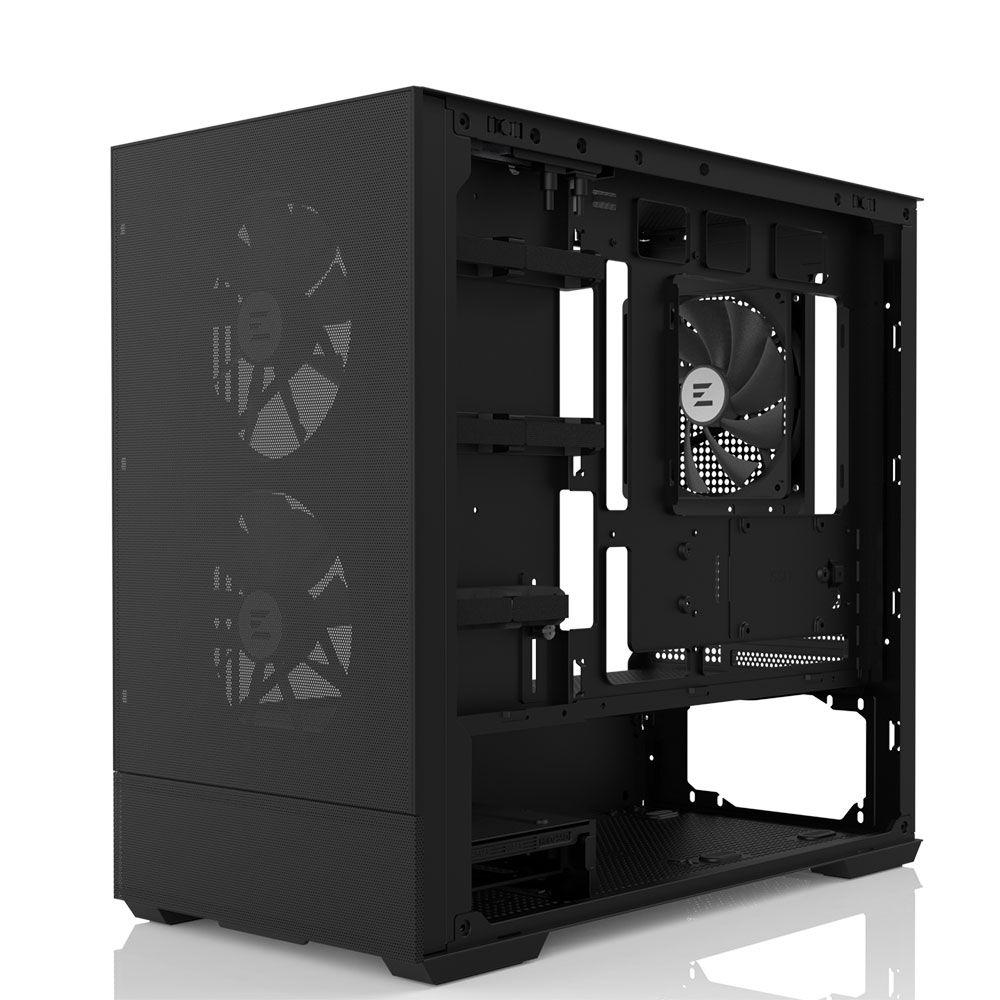 Caixa PC ZALMAN P30 AIR (Micro ATX, Mini-ITX - Mini Tower - Plástico, aço, vidro temperado - Preto) — miniatura 15
