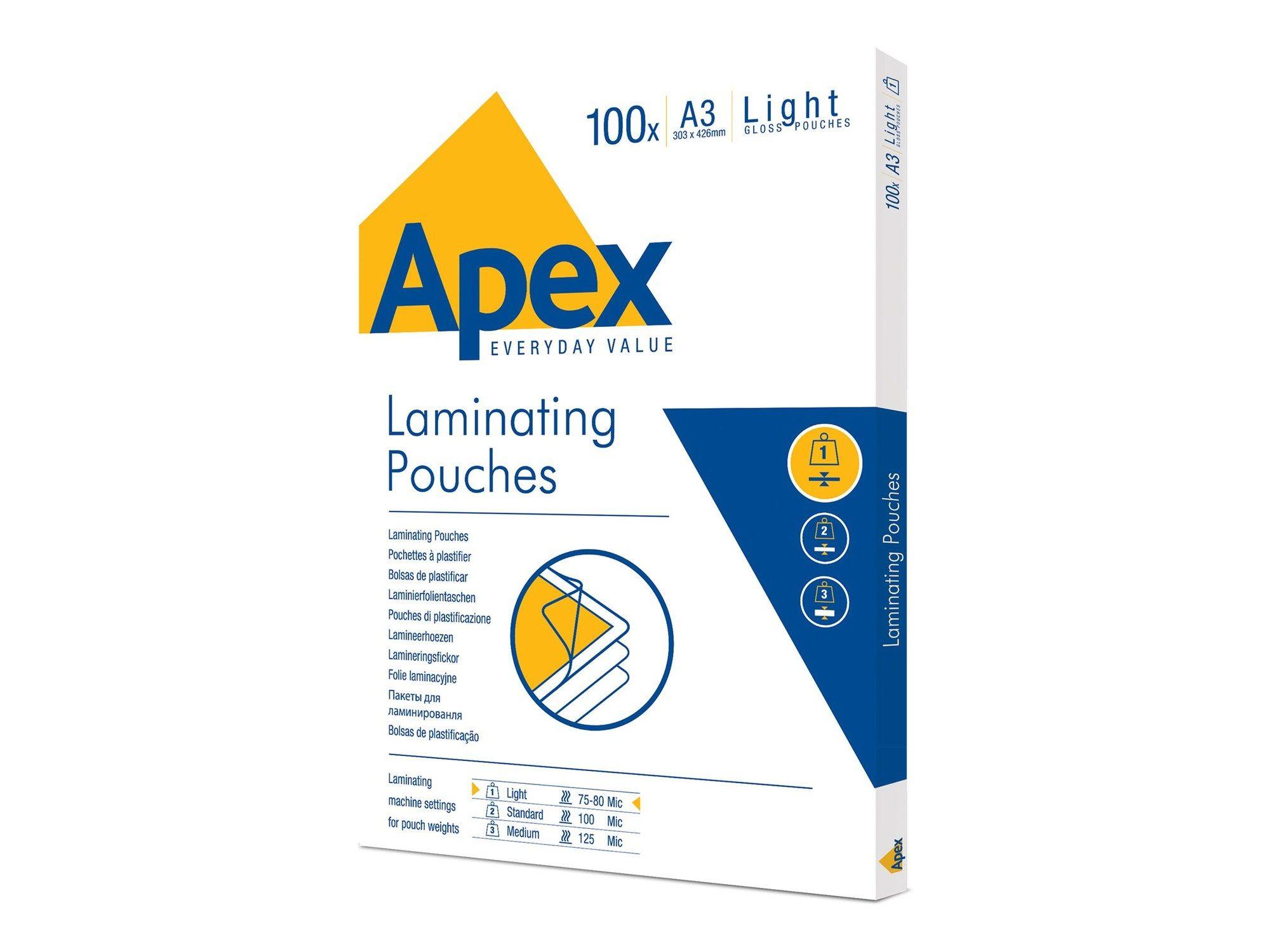 Bolsas para Plastificação FELLOWES Apex 6001901 (Transparente), miniatura 2