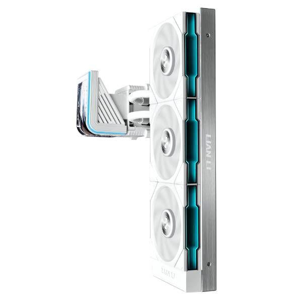 Water Cooler CPU AIO LIAN LI HydroShift II OLED Curved 360 TL (AM5, AM4, LGA 1851, LGA 1700 - AM5, LGA 1851, LGA 1700, AM4 - 120 mm - Branco) — miniatura 3