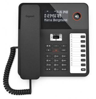 Telefone com Fios GIGASET DESK 800A (Preto), miniatura 2