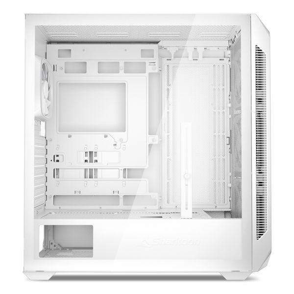 Caixa ATX SHARKOON AK5M RGB (ATX, Micro ATX, Mini-ITX - Midi Tower - RGB multicolor - Branco) — miniatura 3