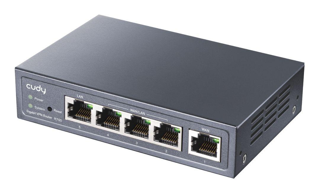 Router VPN CUDY R700 (Cinzento) — miniatura 2