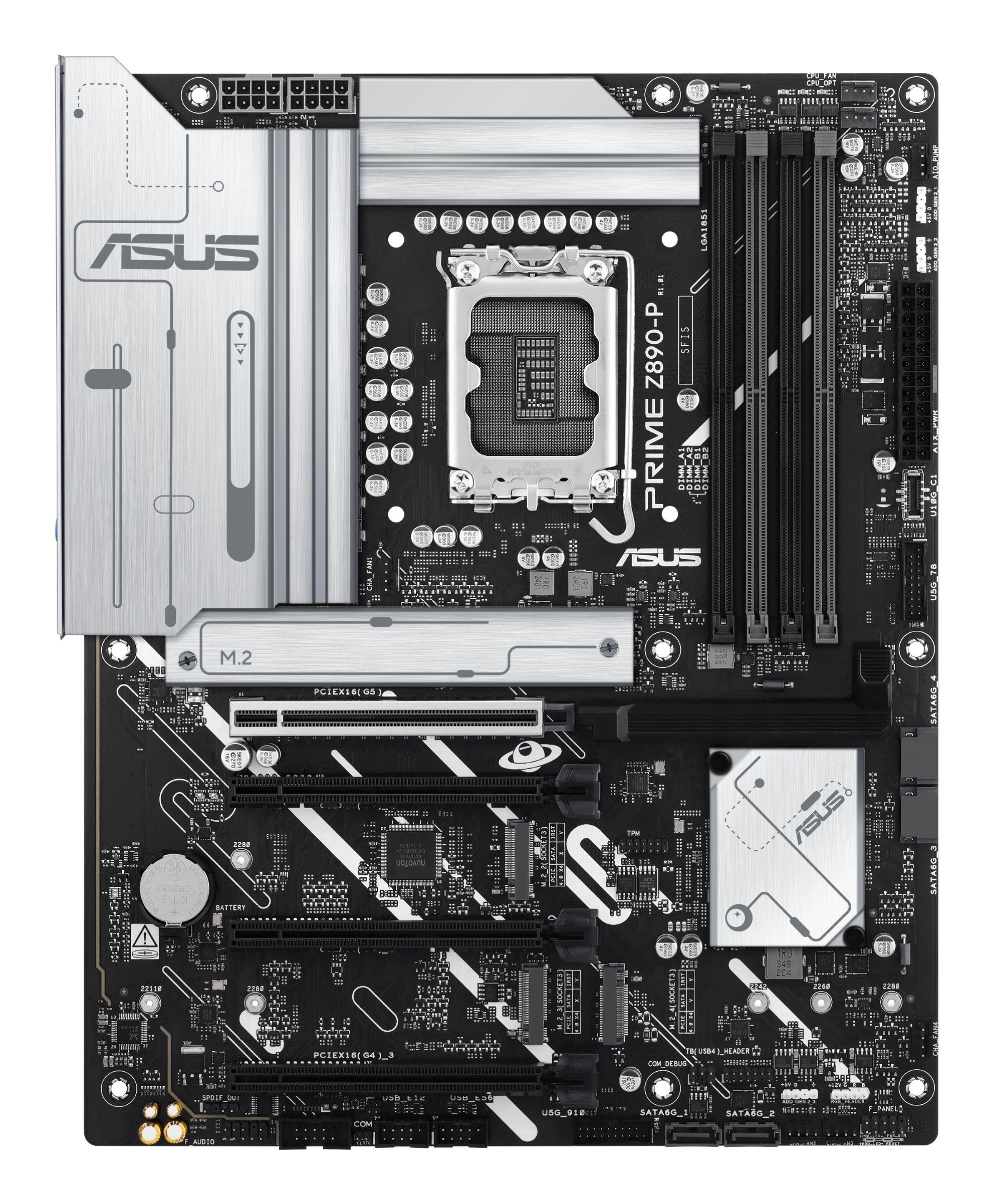 Motherboard ASUS PRIME Z890-P (LGA 1851 (Socket V1) - Intel Core Ultra - ATX - Preto), miniatura 3