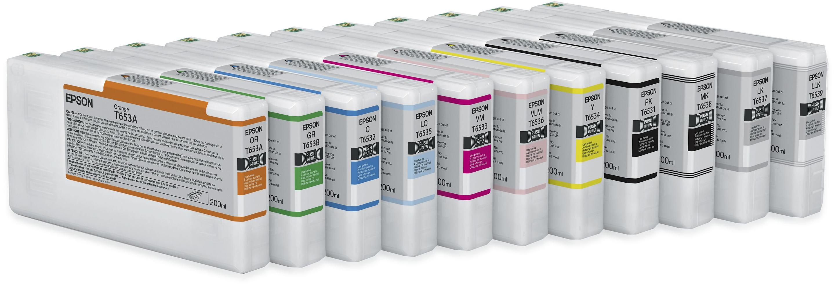 Tinteiro EPSON C13T653400 (Amarelo)