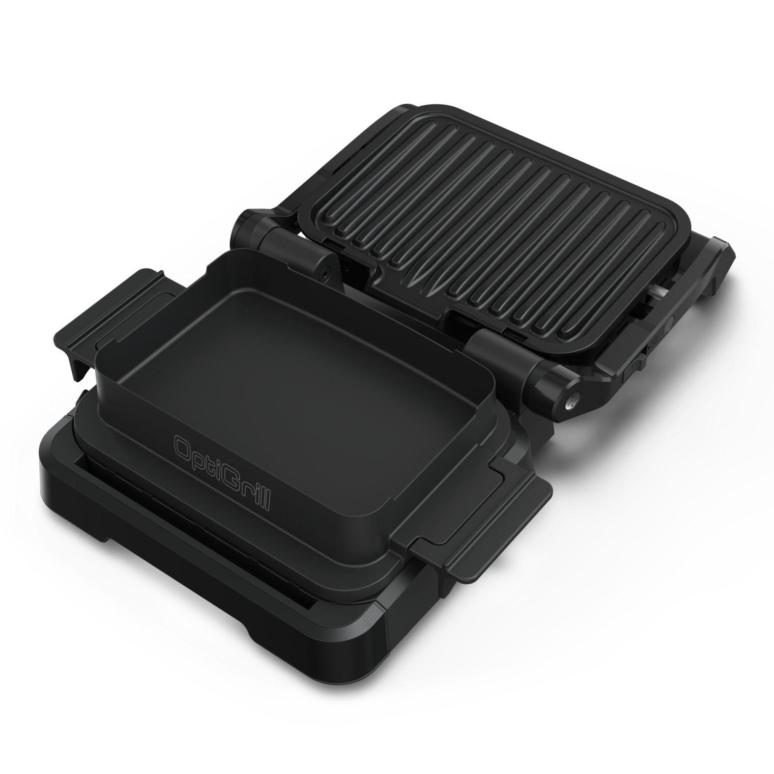 Grelhador de Contacto TEFAL OptiGrill 4-in-1 GC7748 (Altura 18,9 cm - Preto), miniatura 3