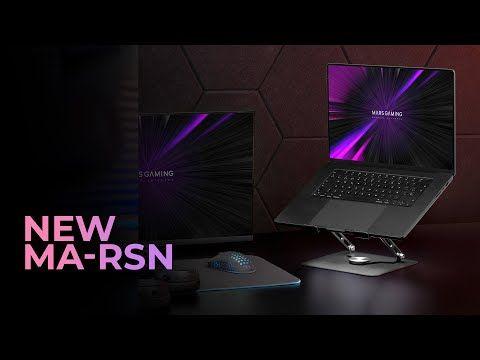 Suporte para Computador Portátil MARS GAMING MARSN (43,2 cm - Altura 3,8 cm - Preto), miniatura 3