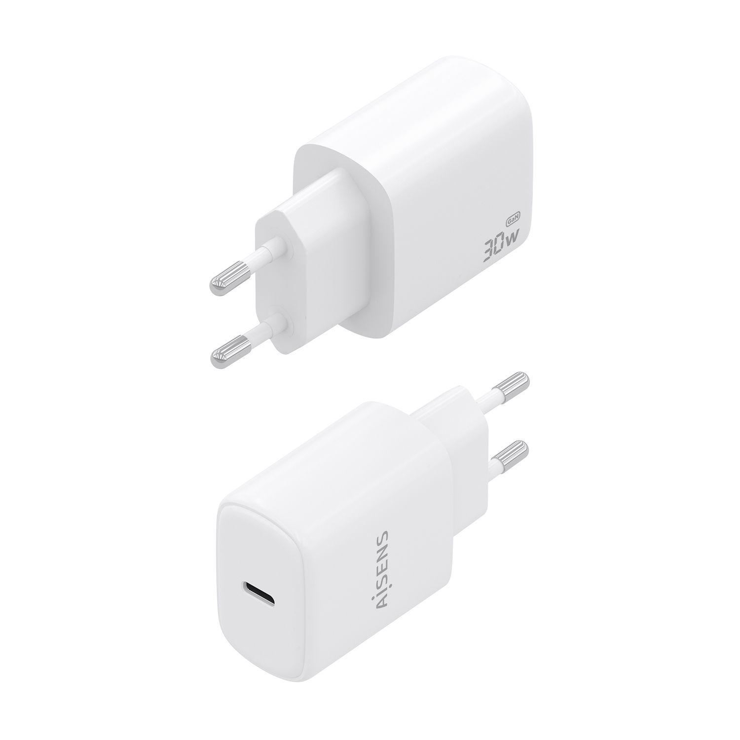 Carregador de Parede AISENS A110-0975 (30 W - Branco), miniatura 3