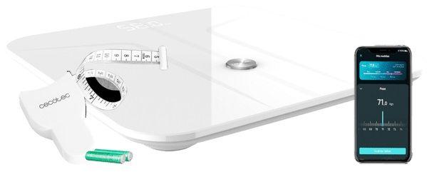 Balança Corporal CECOTEC Surface Precision 970 Smart Healthy (Vidro temperado - Branco) — miniatura 2