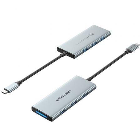 Dock USB-C VENTION TOPHB (0,15 m - Prateado)