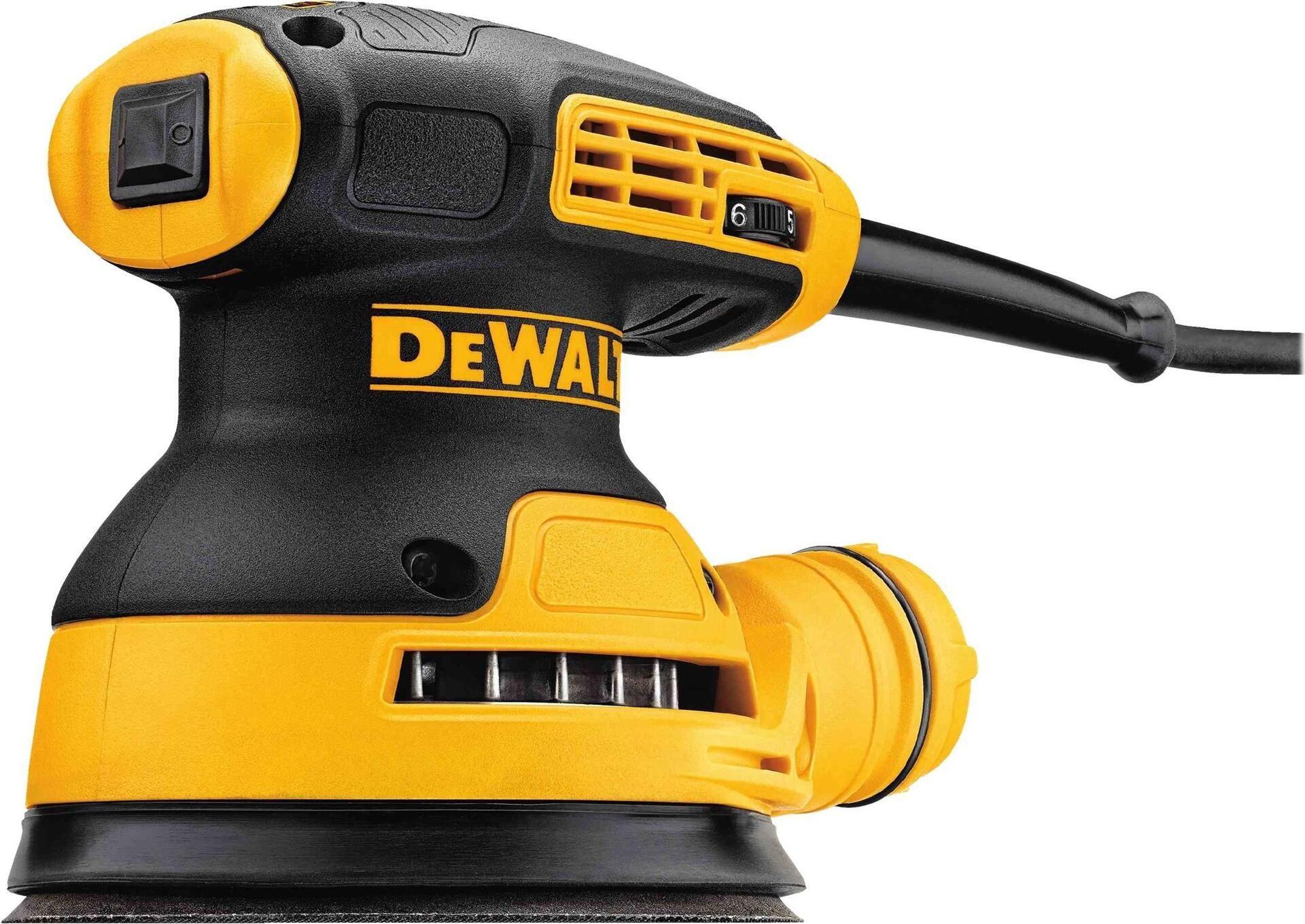 Lixadora Rotorbital DEWALT DWE6423-QS (Preto e Amarelo)