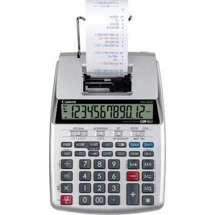 Calculadora de Impressão CANON P23-DTSC II (Plástico - Prateado)