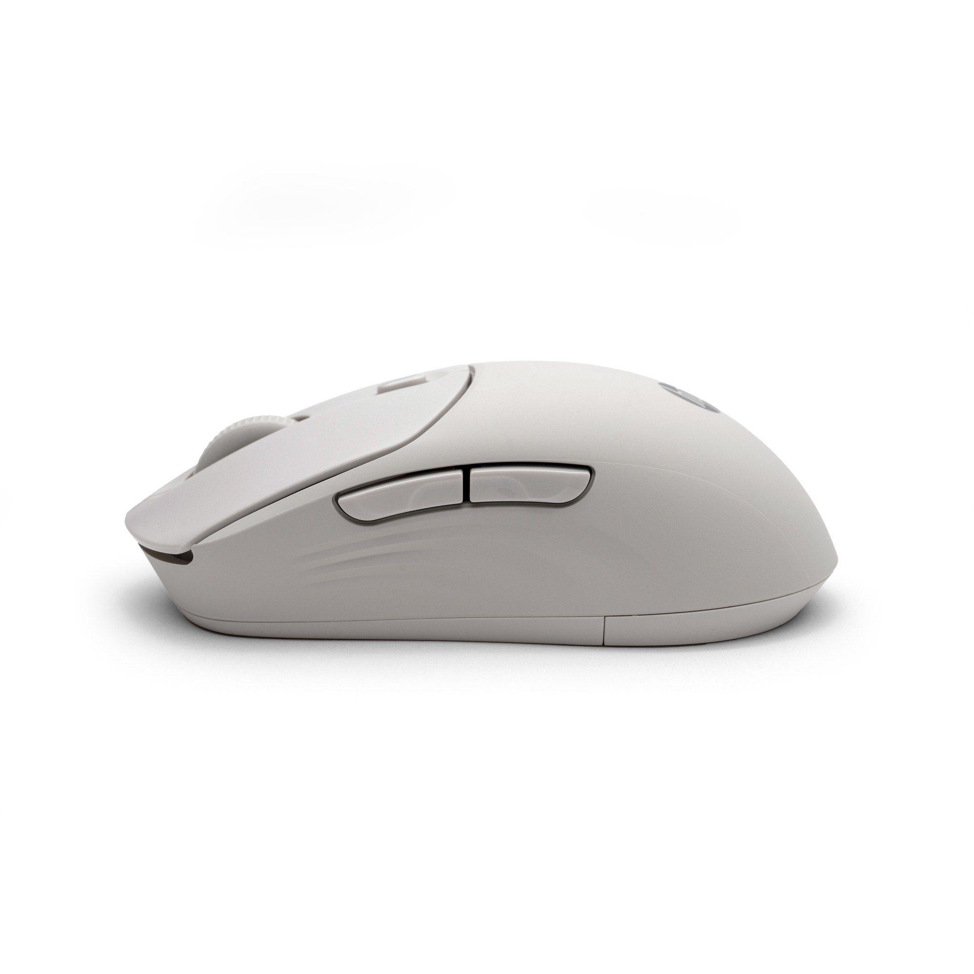 Rato HP 400 Dual (Ambidestro - 6000 DPI - RF Wireless + Bluetooth - Bege) — miniatura 9