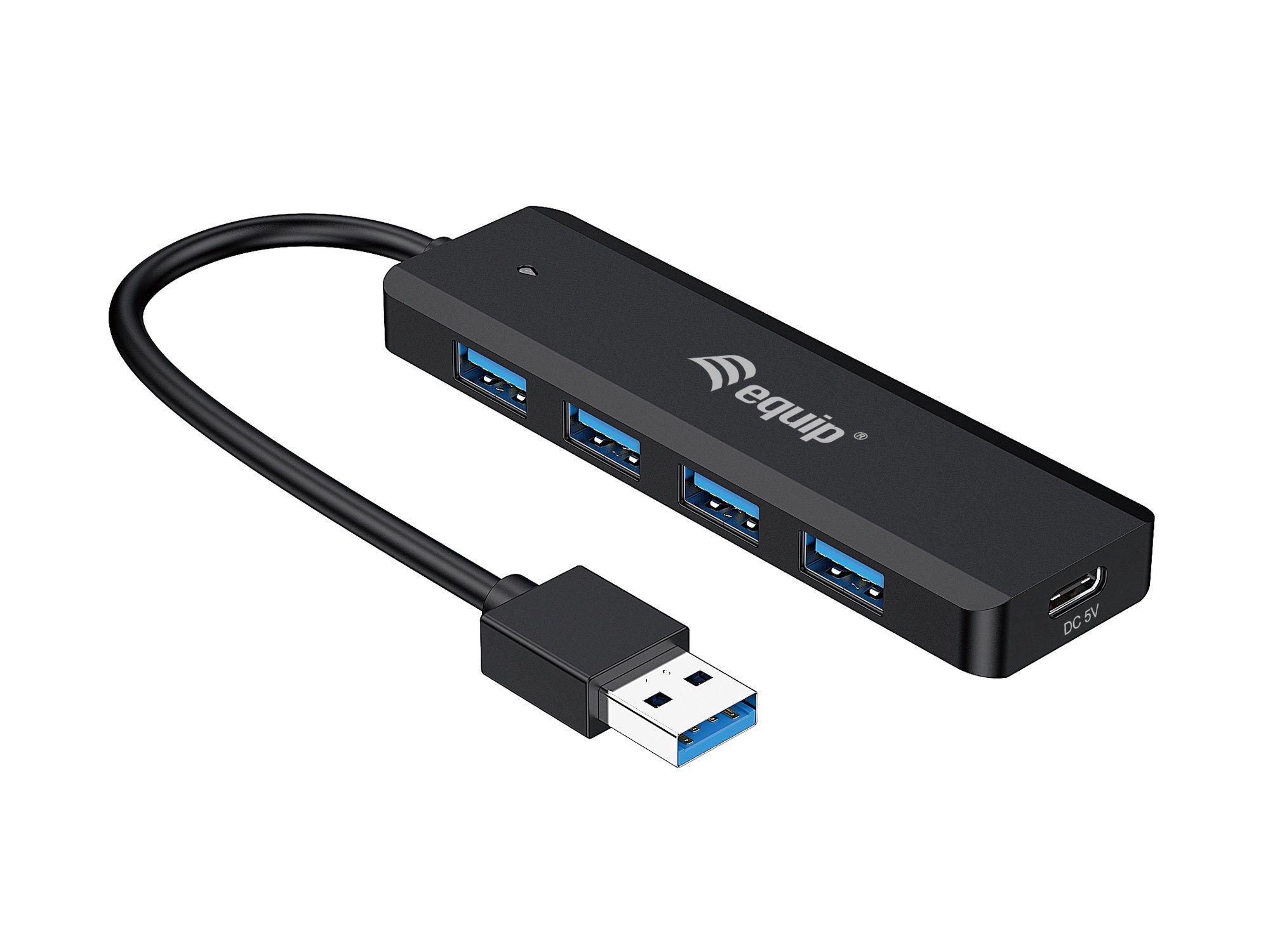 Hub USB EQUIP 128959 (0,15 m - Preto)
