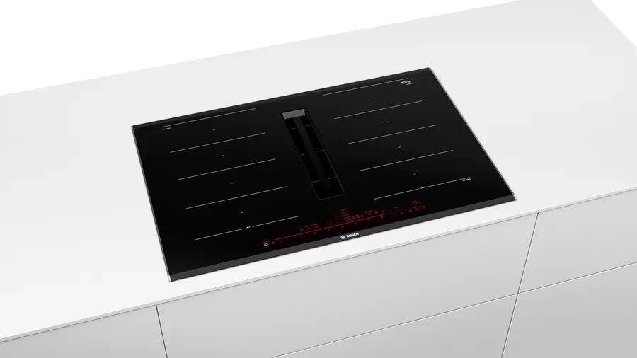 Placa de Indução Encastre BOSCH PXX875D67E (4 zonas - 7400 W - Vidro-cerâmica - Preto), miniatura 2