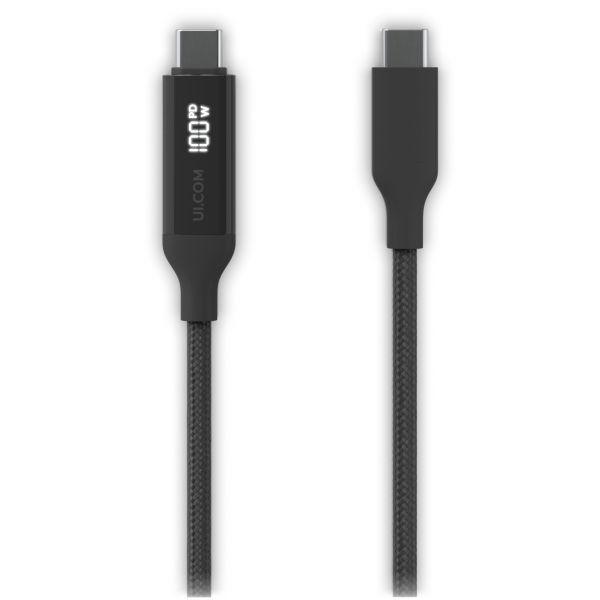 Cabo USB-C UBIQUITI UACC-Cable-USB-100W-2M-BK (2 m - USB-C - Preto e Cinzento) — miniatura 2