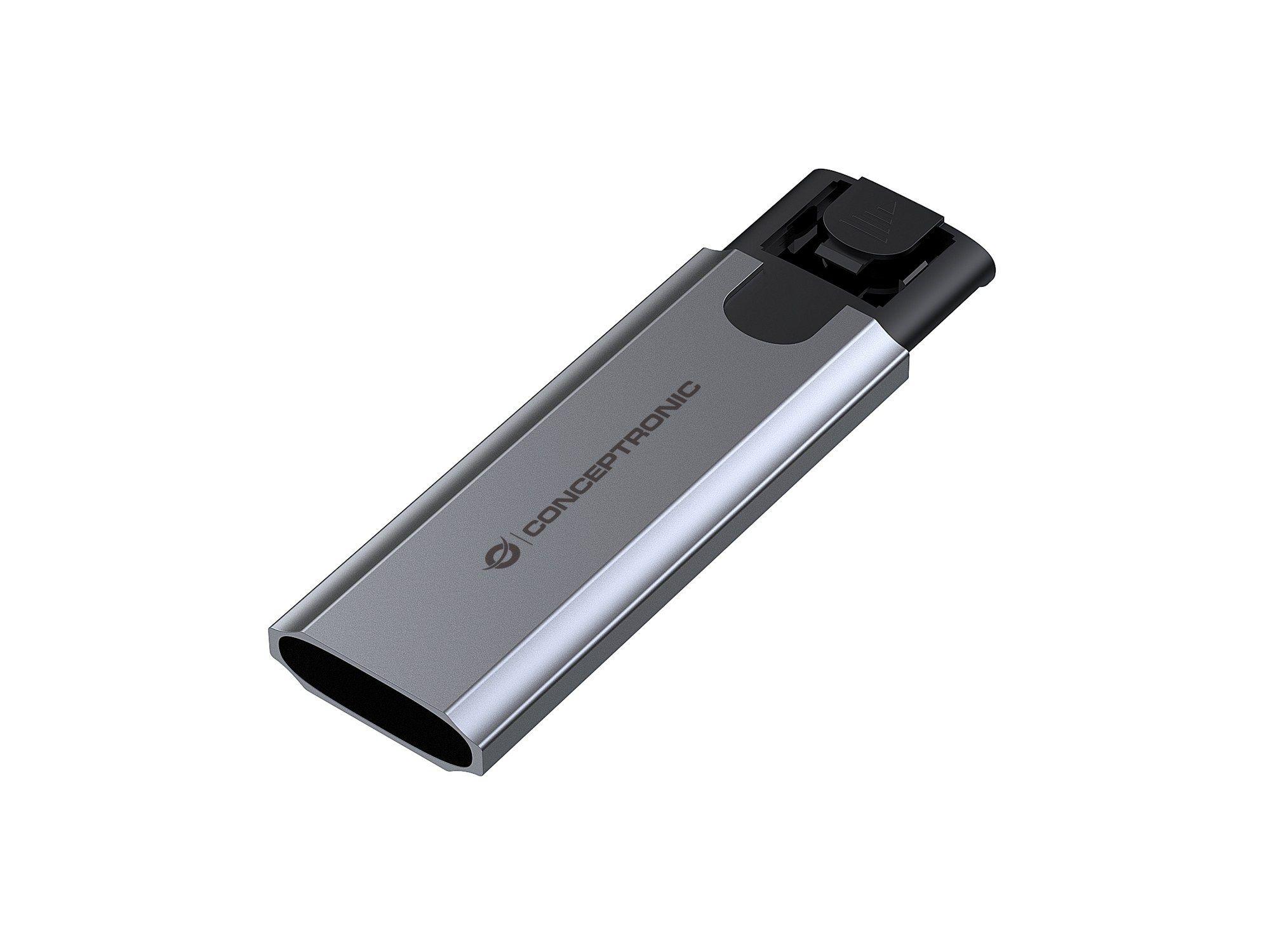 Caixa Externa para SSD M.2 CONCEPTRONIC DANTE05G (M.2 - Cinzento) — miniatura 4