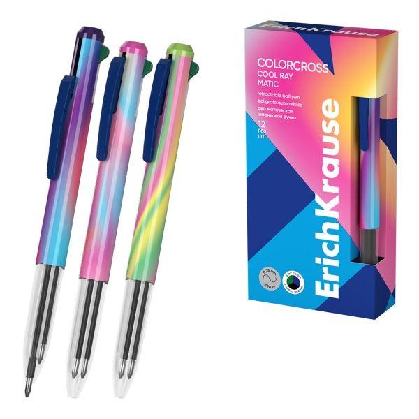 Esferográfica ERICHKRAUSE Colorcross Matic Cool Ray (Cores sortidas)