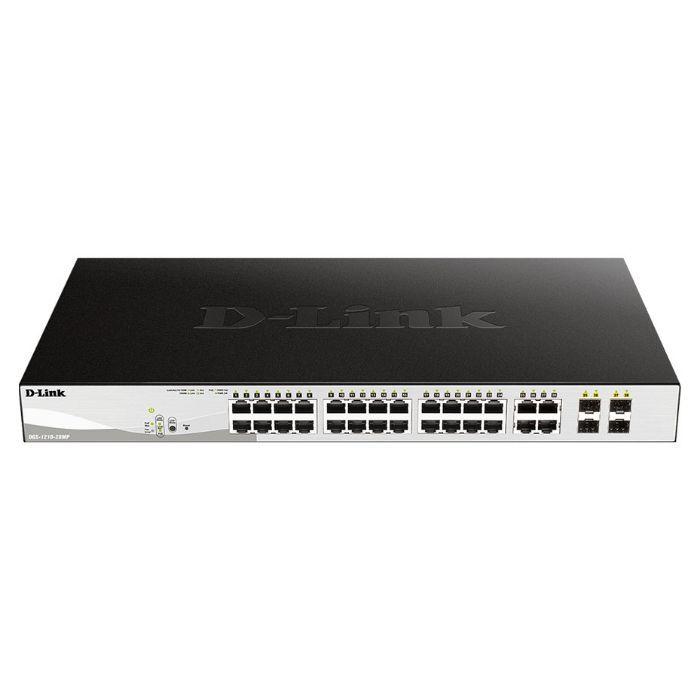Switch D-LINK DGS-1210-28MP/E (1,5 MB - 56 Gbit/s - L2 - Preto e Cinzento) — miniatura 2