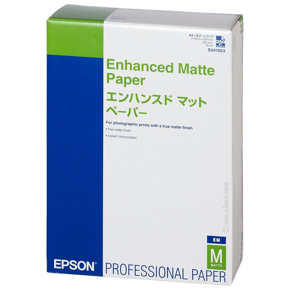 Papel de Impressão EPSON Enhanced Matte Paper C13S041718 (Branco), miniatura 2